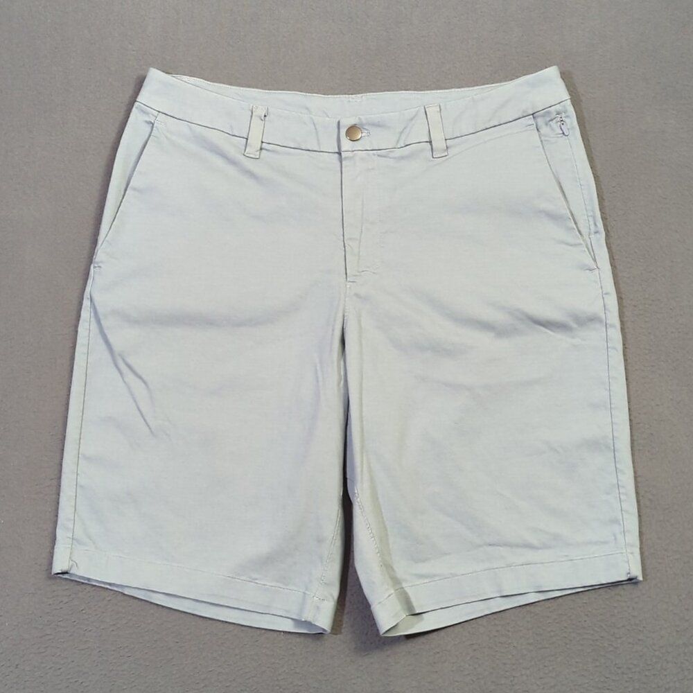 Lululemon Shorts Men's 36 Blue Commission Short Qwick Oxford 11" Relaxed Casual